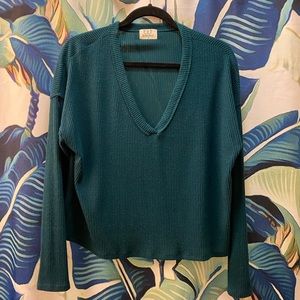 Project social T cropped sweater